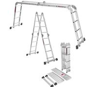 Alluminio 4,6m Multifunktionsleiter 4x4 Scala Multiuso Aluleiter Con Plattform &