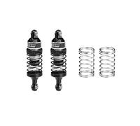 Alluminio 6061-T6 Alloy Front Or Rear Adjustable Progressive Spring Shock 63mm for Traxxas 1/16 Mini Slash 4X4 Short Course Truck-108164-1 Upgrades - Silver