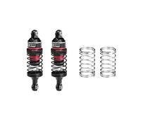 Alluminio 6061-T6 Alloy Front Or Rear Adjustable Progressive Spring Shock 63mm for Traxxas 1/16 Mini Slash 4X4 Short Course Truck-108164-1 Upgrades - Red
