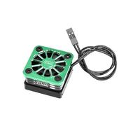 Alluminio 6061-T6 Esc High Speed Cooling Fan 20000 RPM (BL-2S: 3383 & Velineon VXL-3S: 3355R) per Traxxas 1:16 Mini XRT/Mini Maxx / 1:8 Jato 4X4 / 1:10 Slash Mudboss/Ford Fiesta ST Rally - verde