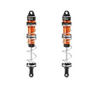 Alluminio 6061-T6 Lega Posteriore Doppia Sezione Molla Ammortizzatori 135mm per LOSI 1/6 8IGHT-X Super Lasernut 4WD Brushless Buggy RTR-LOS04019 Aggiornamenti - Arancione