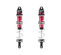 Alluminio 6061-T6 Lega Posteriore Doppia Sezione Molla Ammortizzatori 135mm per LOSI 1/6 8IGHT-X Super Lasernut 4WD Brushless Buggy RTR-LOS04019 Aggiornamenti - Rosso