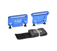 Alluminio 7075 Alloy Retainer Battery Hold-Down for Traxxas 1:8 Jato 4S 2S / Slash 4X4 LCG/Ford Fiesta ST Rally/Slash 4X4 VXL Ultimate Upgrades - Blue
