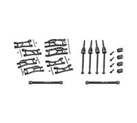 Alluminio 7075 Lega Widemaxx Sospensione Kit per Traxxas 1:16 Mini Maxx/Mini XRT VXL 3S Monster Truck Aggiornamenti - Nero