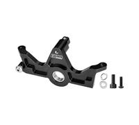 Alluminio 7075-T6 Alloy Bearing Motor Mount for Traxxas 1:10 Slash 4X4 / Hoss 3S / Bigfoot 4X4 / Ford Raptor R Ultimate/Stampede 4WD Upgrades - Black
