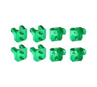 Alluminio 7075-T6 Alloy Front and Rear Upper Shock Mount for LOSI 1/8 LMT 2.0 Grave Digger 4X4 Solid Axle Brushless Monster Truck-LOS04028 Upgrades - Green