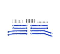 Alluminio 7075-T6 Lega anteriore e posteriore Link Set per Axial 1/30 SCX30 Ford Bronco AXI-2048 / Jeep Wrangler AXI-2261 Rock Crawler Upgrades - Blu