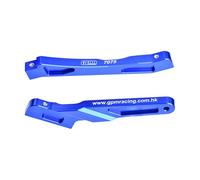 Alluminio 7075-T6 lega anteriore e posteriore telaio Brace per ARRMA 1:8 Notorious 6S V5 V6 / Typhon V5 TLR BLX/TLR Tuned Typhon/Outcast 6S aggiornamenti - blu