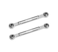 Alluminio 7075-T6 Lega anteriore Sterzo Toe Links 51mm per Traxxas 1/16 Mini Slash 4X4 Short Course Truck-108164-1 Aggiornamenti - Argento
