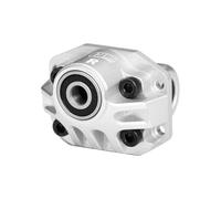 Alluminio 7075-T6 Lega Asse Posteriore Terzo Membro Oversize Cuscinetto Differenziale Cover Case per Vanquish 1/10 H10 Optic Kit Rock Crawler-VPS09027 Aggiornamenti - Argento