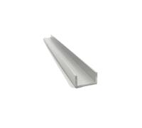 Alluminio A Forma Di U, Larghezza Esterna 18 Mm | Lunghezza 50 cm, striscia perimetrale rivestita in vetro in lega di alluminio(18mm x 30mm x 0.9mm)
