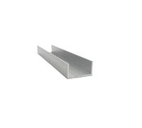 Alluminio A Forma Di U, Larghezza Esterna 30 Mm | Lunghezza 50 cm, striscia perimetrale rivestita in vetro in lega di alluminio(30mm x 10mm x 1mm)