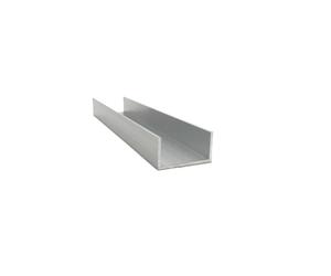 Alluminio A Forma Di U, Larghezza Esterna 30 Mm | Lunghezza 50 cm, striscia perimetrale rivestita in vetro in lega di alluminio(30mm x 14mm x 5mm)