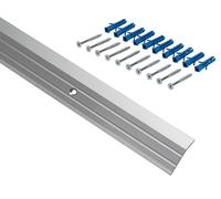 Alluminio Abschluss-Profil Convesso Corpo Porta Barra Compensazione Set 30x5 MM