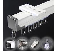 Alluminio ain Track System - Versatile soffitto / parete montaggio divisorio (1M-5M) - Facile Inllat per ains & Drapes - Modern Home Decor Solut.