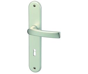 Alluminio Alpertec Vanda - LS per scudo set per camera porte in anodizzato BB pulsante set maniglia porta guarnizioni, 72 mm, argento, 40050900K1