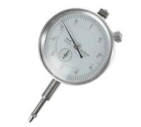 Alluminio Argento Comparatore Centesimale 0,01mm per Laboratorio | Misura di Precisione, Lettura Comoda, Alta Sensibilità, Resistente All'usura, per Processi Industriali
