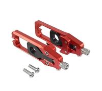 Alluminio Blocchi Tendicatena Per YA&MAHA MT-09 FZ-09 MT09 Per Tracer 900 900GT XSR900 Tendicatena Per Moto(rosso)