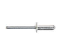 Alluminio Cieco Rivetto Flangia Standard 6.4 x 18mm Confezione Di 200 - Sealey