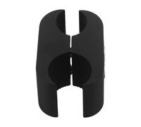 Alluminio Clip Nero Porta Bastone per Sedia a Rotelle | Accessorio per Ausili da Cammino, Montaggio Semplice, Uso Interno ed Esterno, 22mm