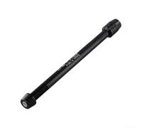 Alluminio CNC Thru Axle per Mountain Road Bike Trainer | Filettatura fine M12 x 1,5, adatta a mozzi da 142-148 mm, ideale per ciclismo indoor per sessioni, struttura in alluminio