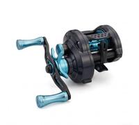 Alluminio DC Baitcasting Reel 6+1BB Anti-gioco | Per freno elettronico intelligente, previene il contraccolpo, velocità 7,2:1, resistenza 5 kg, ideale per bass luccio