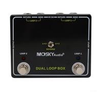 Alluminio Dual Loop Switcher Pedale Per Chitarra Elettrica Con Dedicato Uscita Tuner E Flessibile 9v Dc Supporto Per La Gestione Della Catena Effetto Senza Soluzione Di Continuità Sul Palco