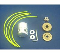 Alluminio Fadenspule + Befestigungsset Adatto A Zip MOS125 Mobile