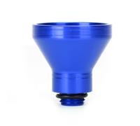 Alluminio Imbuto per olio blu Imbuto benzina 20mm Oil Filler Funnel universale