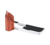 Alluminio L-Plate per Canon V1 Fast Staccare Legno Grip (Argento) | Per arca- per compatibile svizzero, impugnatura in legno, design a sgancio rapido, adatto per Canon PowerShot V1