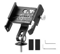 Alluminio Lega Bicicletta Supporto Telefono Stelo Cuffie Cover Con Forcella Base