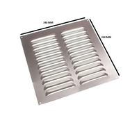 Alluminio Louvre Aeratore Ventilatore Griglia Cover 9 By 9 225MM Confezione 24