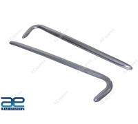 Alluminio Lucidato Parafango Anteriore Orlo Set per Vespa Vbb Vna Vnb T4