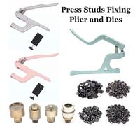 Alluminio Mano Premere Pinza Fustelle per 12.5mm 15mm Borchie Non Cuce Metallo