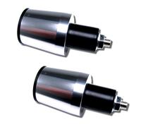 Alluminio Manubrio CNC Argento Pesi per 7/8 " - 22 MM Vibrationsdämp