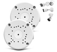 (Alluminio Metallico & Impermeabile)Scatola di Giunzione Staffa di Montaggio, Universale per Telecamera di Sicurezza Bullet, Scatola per Hide Cable Box (2pcs)