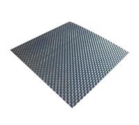 alluminio metallo Fogli di alluminio goffrato for vano motore di automobili Piastra di isolamento termico in colore naturale serie 1000 0,5 mm x 300 mm x 300 mm decorativo piegabile(Size:0.5x500x500mm