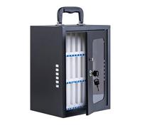 Alluminio Mobile Phone Storage Cabinet Portable Phones Storage Cabinet 12/24/36/48/60 Slot, Addensato in Acciaio Laminato a Freddo può Essere trasportato a Mano per(24 Slots)