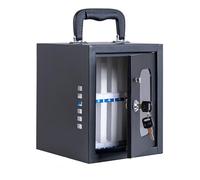 Alluminio Mobile Phone Storage Cabinet Portable Phones Storage Cabinet 12/24/36/48/60 Slot, Addensato in Acciaio Laminato a Freddo può Essere trasportato a Mano per(12 Slots)