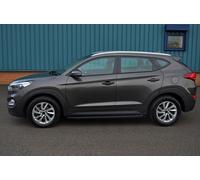 Alluminio Nero Pedane Laterali Barre Predellini Per hyundai tucson (2015-20)