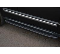 Alluminio Nero Pedane Laterali Barre Predellini Per kia sorento ii (2010-12)
