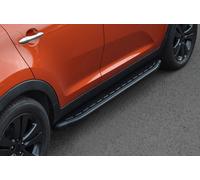Alluminio Nero Pedane Laterali Barre Predellini Per kia sportage (2004-10)