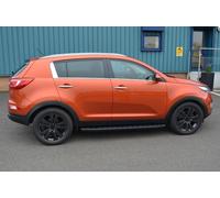 Alluminio Nero Pedane Laterali Barre Predellini Per kia sportage (2010-15)
