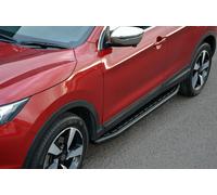 Alluminio Nero Pedane Laterali Barre Predellini Per Nissan qashqai (2014