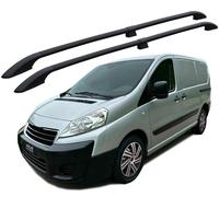 Alluminio Nero Portapacchi Barre Laterali Per L1 Peugeot expert (2007-15)