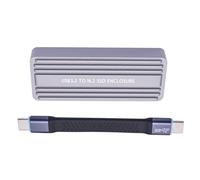 Alluminio NVMe HDDs Reader Enclosure 20Gbps USB C 3.2 Gen2x2 Interfacce Per 2242/2280 Dimensioni E Display A LED Recinzione In Lega di Alluminio