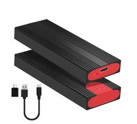 Alluminio NVMe Satas HDDs Enclosure Due Protocolli Tipo C USB 3.2 2Gen 10Gbps PCIE M B+M Per 2230 2242 2260 2280 Tipo C Hard Drive Case