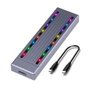 Alluminio NVME SSD Enclosure Case USB 3.2 Gen2 10Gbps PCIE MKey Dimensioni 2230 2242 2260 2280 Disco SSD