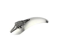 Alluminio Parafanghi Moto Per Street Scrambler 900 2017-2025 Nero/Argento | ,Avvolgitore del cerchio,Stile elegante,aspetto sportivo,aggiornamento facile(Silver)