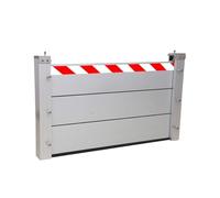 Alluminio Paratia Antiallagamento L 161cm * H 60cm Barriera Contro Le Inondazioni Riutilizzabile Barriera Antiallagamento Cancello Garage Porta Barriera di Protezione Contro Le Inondazioni